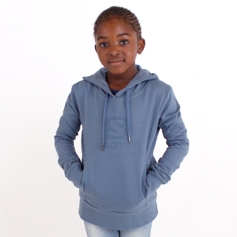 Kids' Salomon BE STILL G Pullover Steelblue | US-FVPJ783