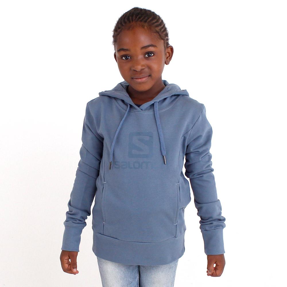 Kids' Salomon BE STILL G Pullover Steelblue | US-FVPJ783