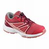 Kids' Salomon SENSE J Running Shoes Dark Red Rose / Red | US-VTFO253