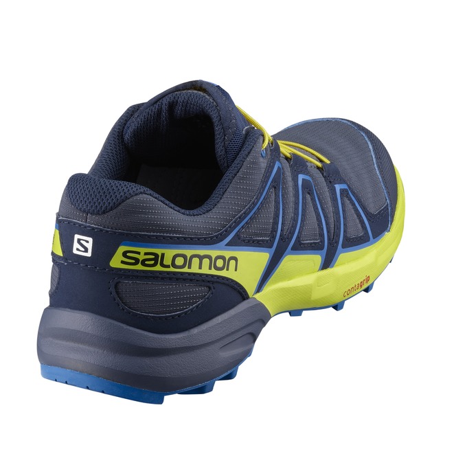 Kids' Salomon SPEEDCROSS J Trail Running Shoes Light Turquoise | US-DXHR627