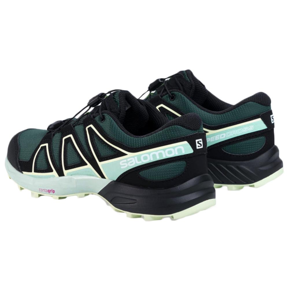 Kids' Salomon SPEEDCROSS J Trail Running Shoes Green | US-IYAC205