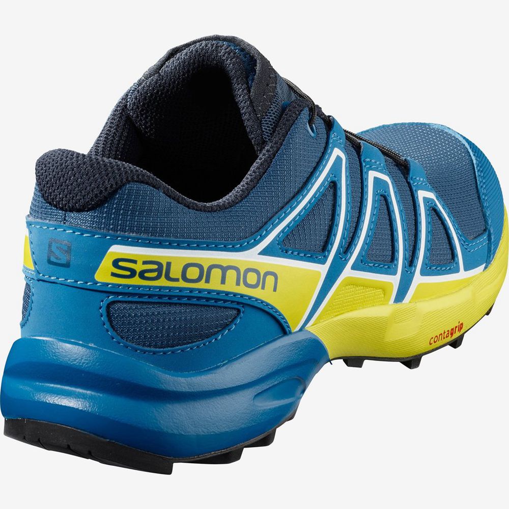 Kids' Salomon SPEEDCROSS S JUNIOR Trail Running Shoes Red | US-PHOY675