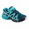 Kids' Salomon SPEEDCROSS Trail Running Shoes Green / Black | US-AMPT524