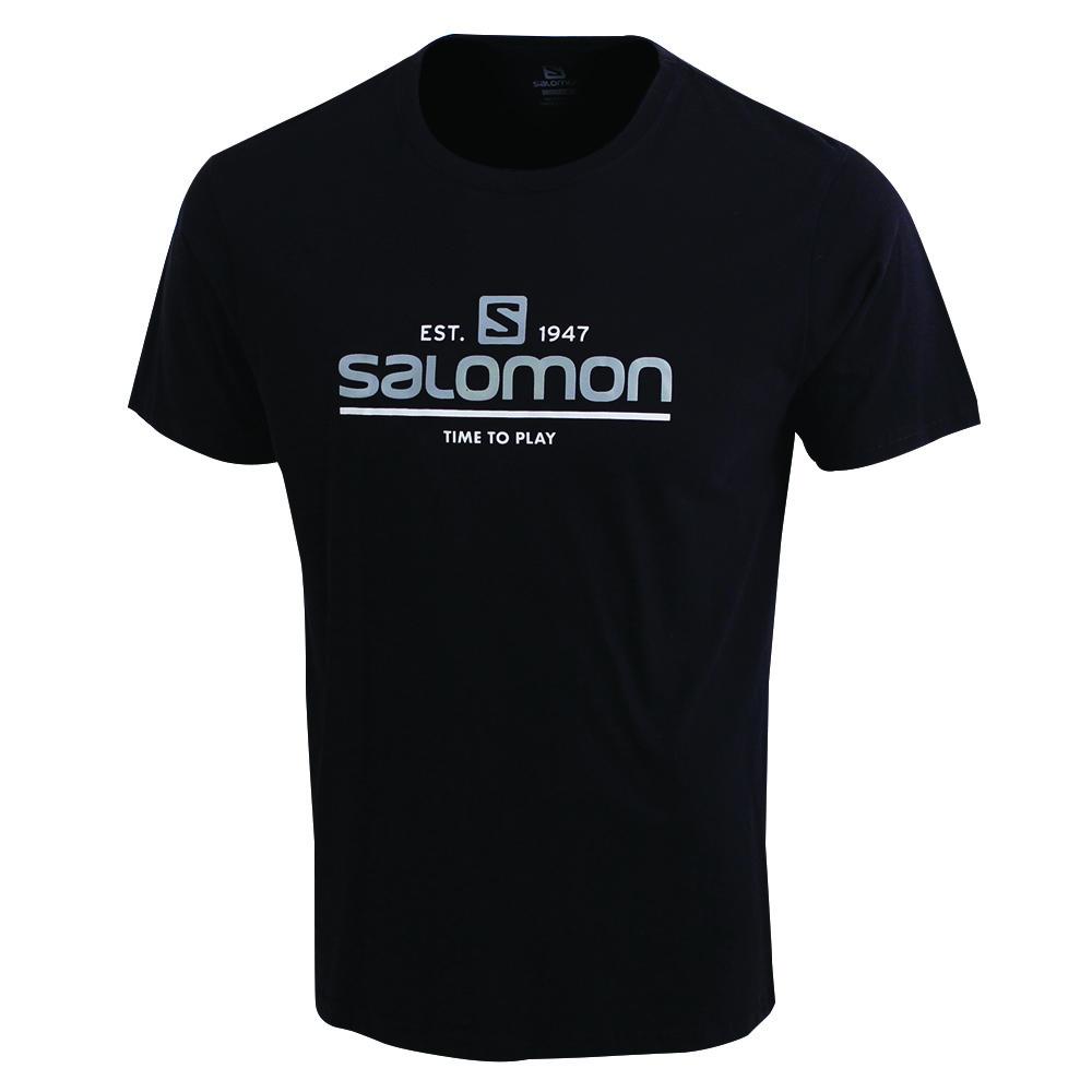 Kids\' Salomon TIME TO PLAY SS B T Shirts Black | US-CQKG672