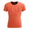 Kids' Salomon WARRIOR SS G T Shirts Navy | US-ZGWY304