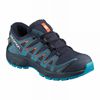 Kids' Salomon XA PRO 3D CLIMASALOMON WATERPROOF Trail Running Shoes Navy / Blue | US-KAYV173