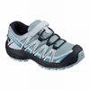 Kids' Salomon XA PRO 3D CLIMASALOMON WATERPROOF Trail Running Shoes Navy / Blue | US-KAYV173