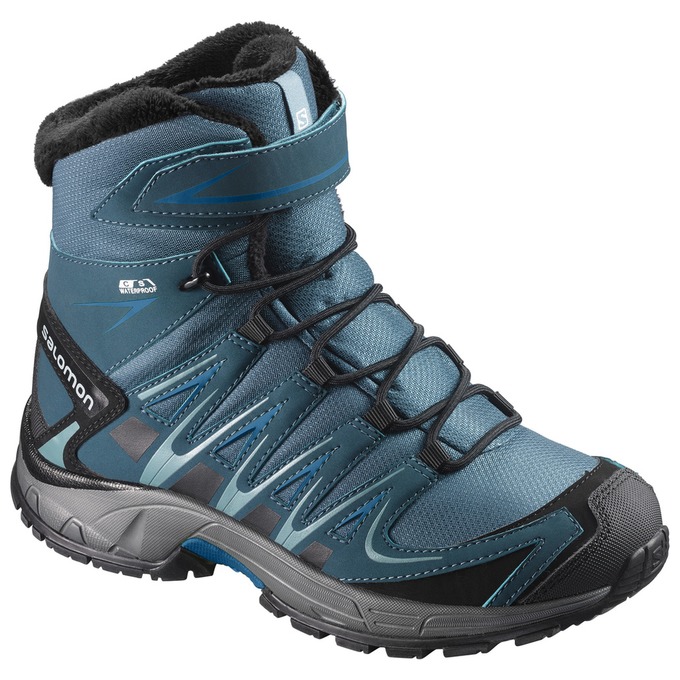 Kids\' Salomon XA PRO 3D TS CSWP J Winter Boots Deep Turquoise | US-MDCK128