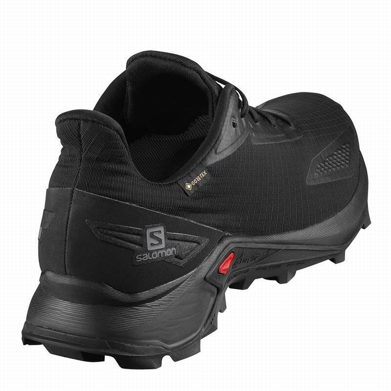 Men's Salomon ALPHACROSS BLAST GTX Trail Running Shoes Black | US-ZTOR987