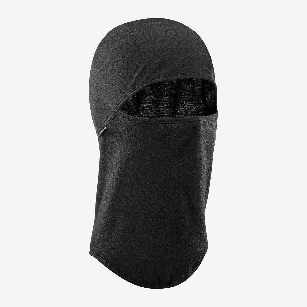 Men's Salomon BALACLAVA Headwear Black | US-HVRO702