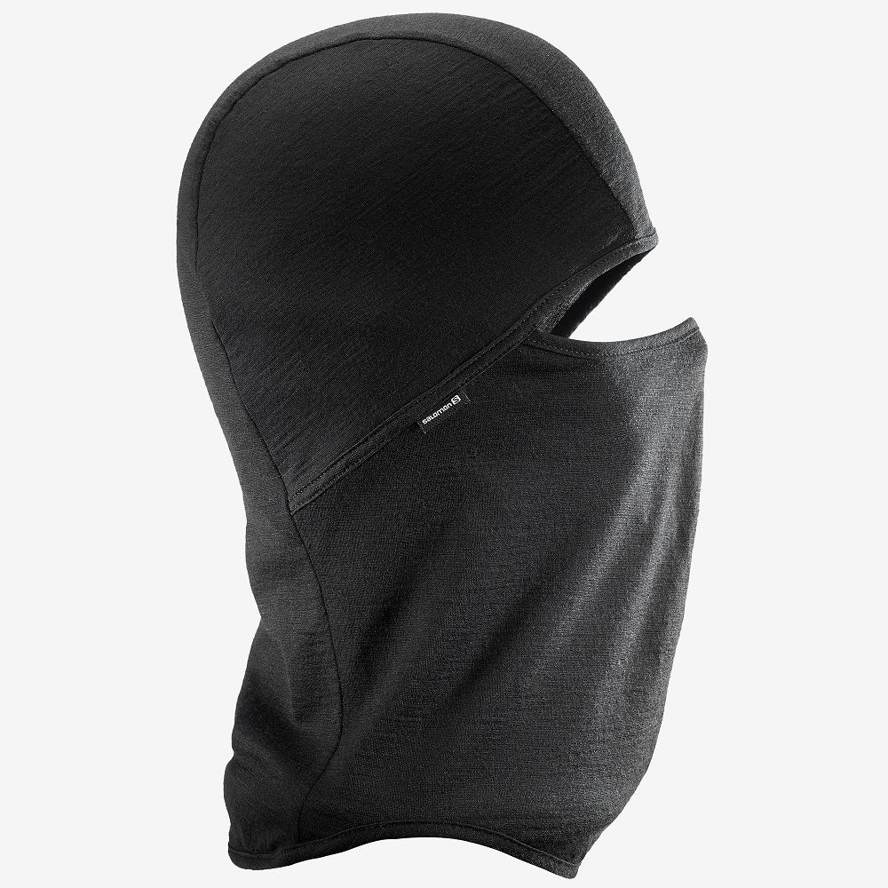 Men's Salomon BALACLAVA Headwear Black | US-HVRO702