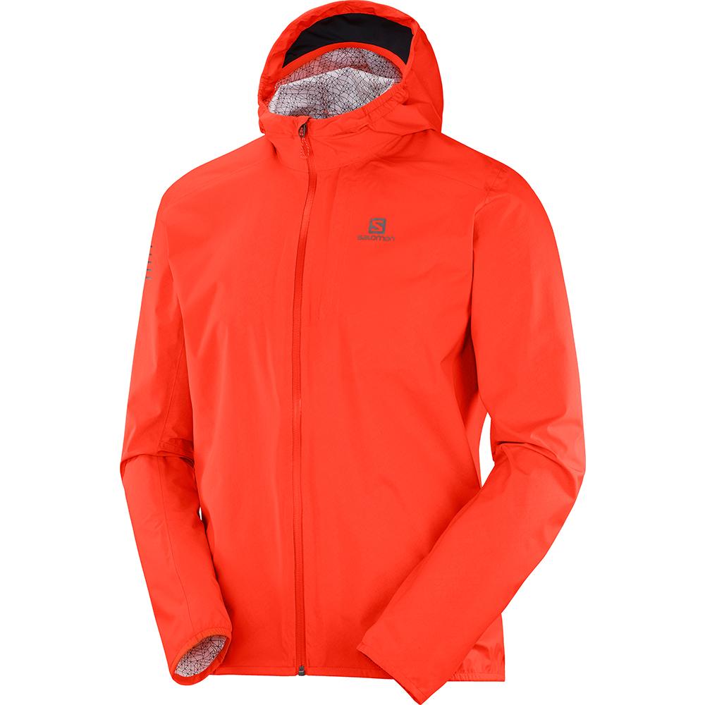 Men\'s Salomon BONATTI WP JKT M Jackets Orangered | US-CTXQ549