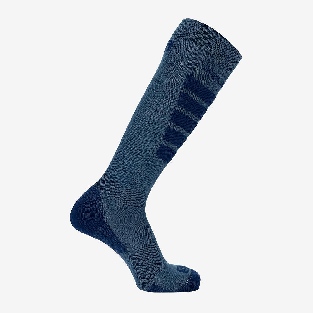 Men's Salomon COMFORT Socks Blue | US-MCHR715