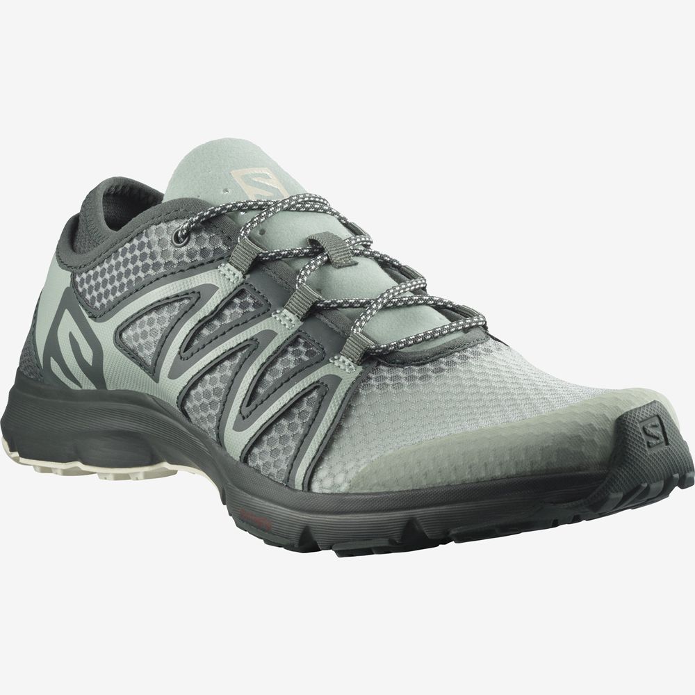 Men's Salomon CROSSAMPHIBIAN SWIFT 2 Hiking Shoes Gray | US-UZDO368