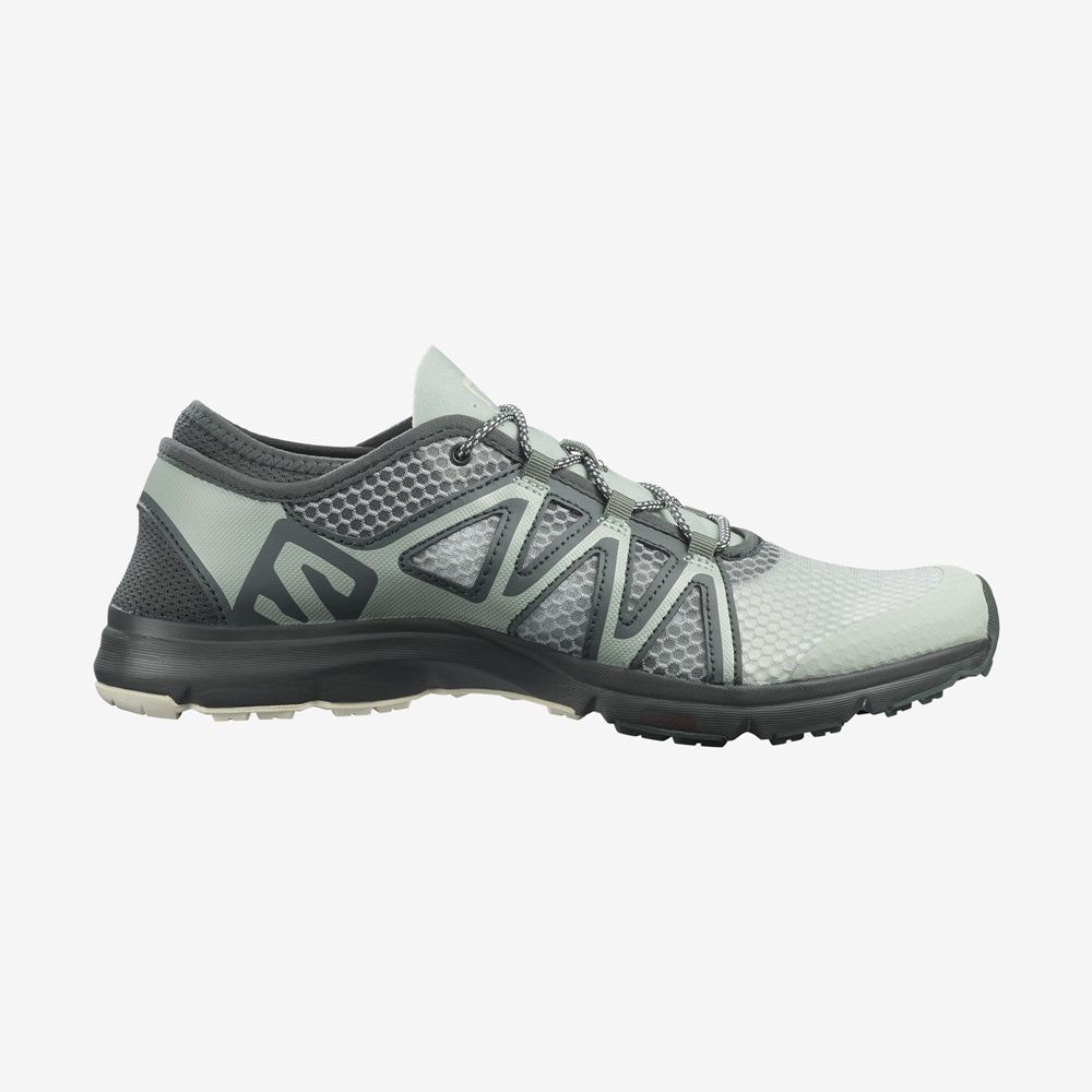 Men\'s Salomon CROSSAMPHIBIAN SWIFT 2 Hiking Shoes Gray | US-UZDO368