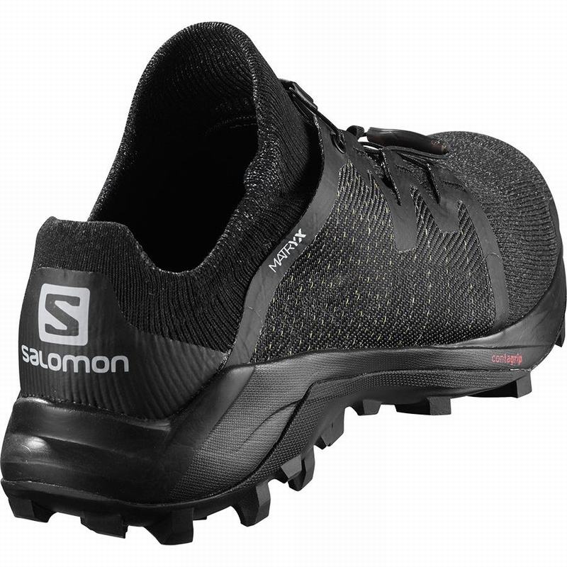 Men's Salomon CROSS /PRO Trail Running Shoes Black | US-QZTN635