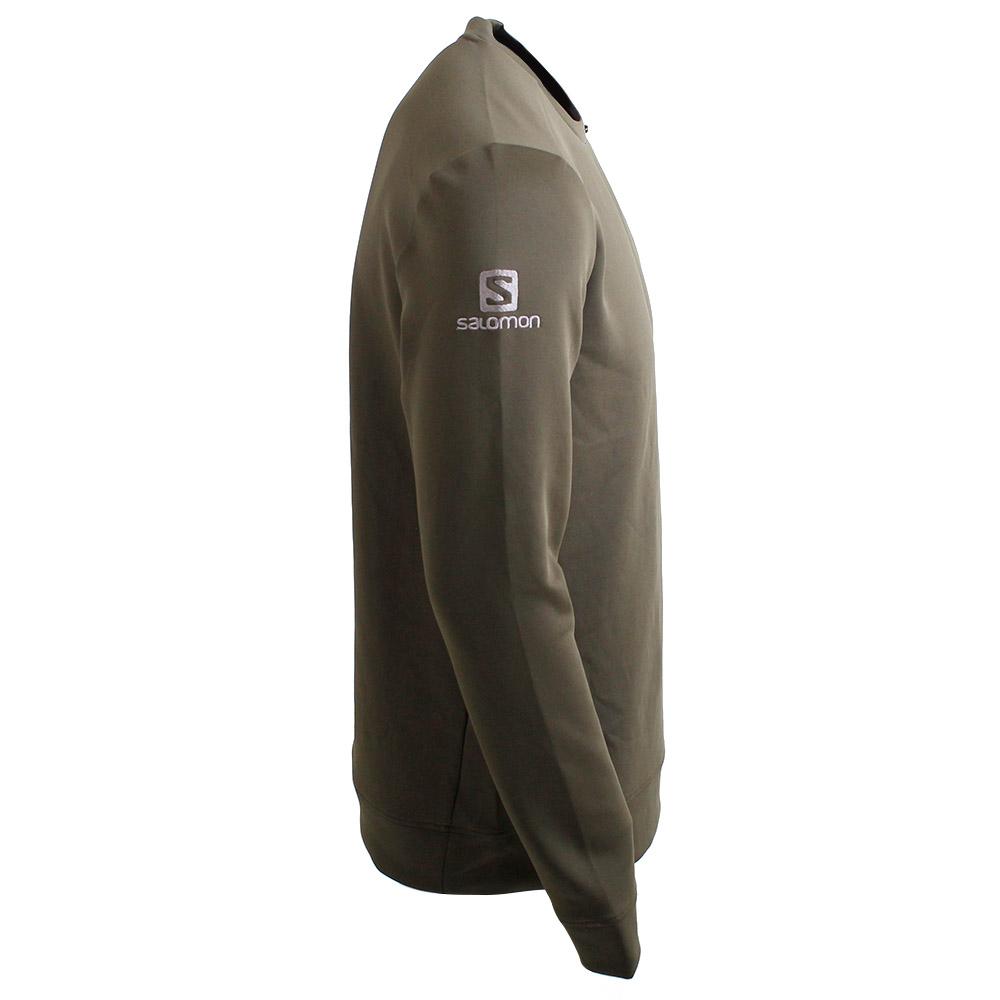 Men's Salomon ECHO M Pullover Olive | US-JRHY217