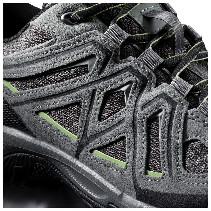 Men's Salomon EVASION 2 AERO Hiking Shoes Grey / Black | US-DKIH275