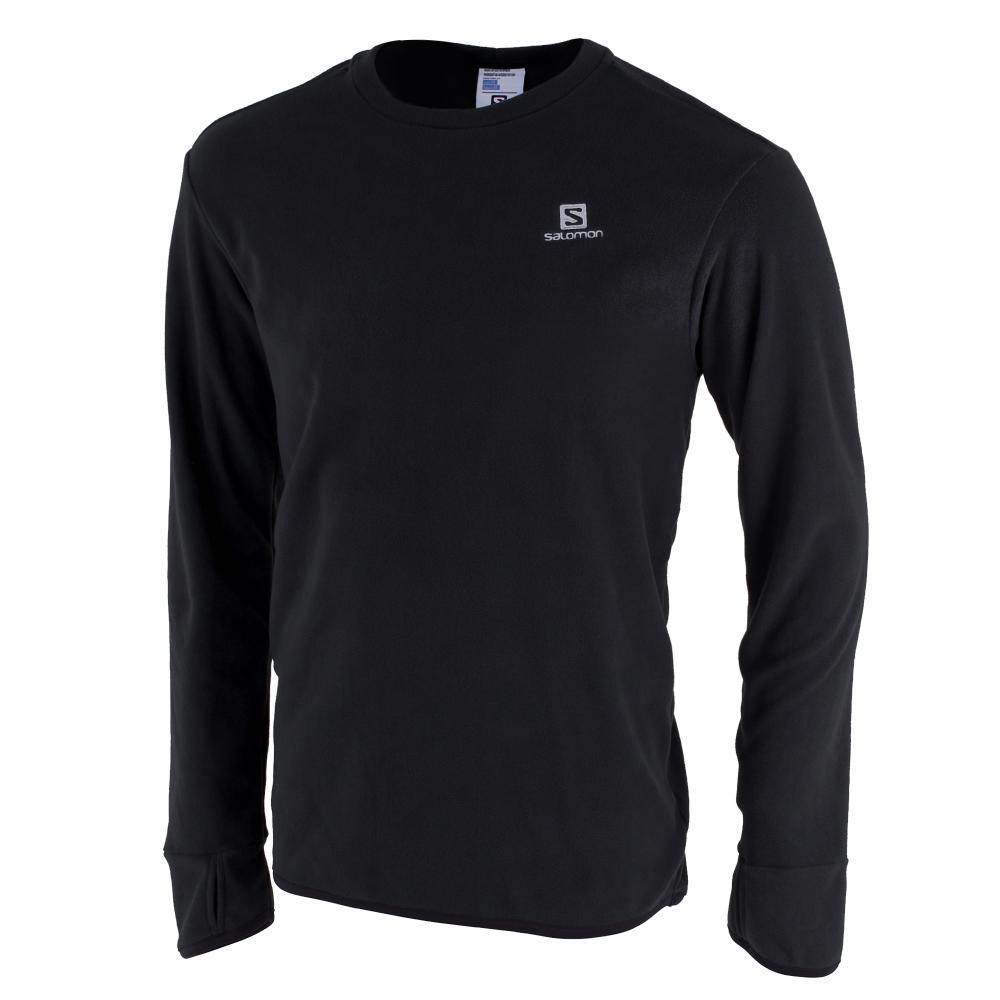 Men\'s Salomon KABRU M Pullover Black | US-TIXZ205