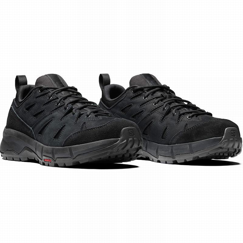 Men's Salomon ODYSSEY ADVANCED Trail Running Shoes Black | US-FVQH128