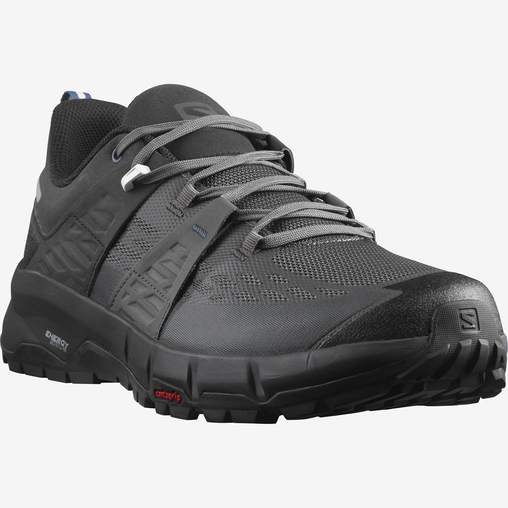 Men's Salomon ODYSSEY Hiking Shoes Black | US-JMEC036