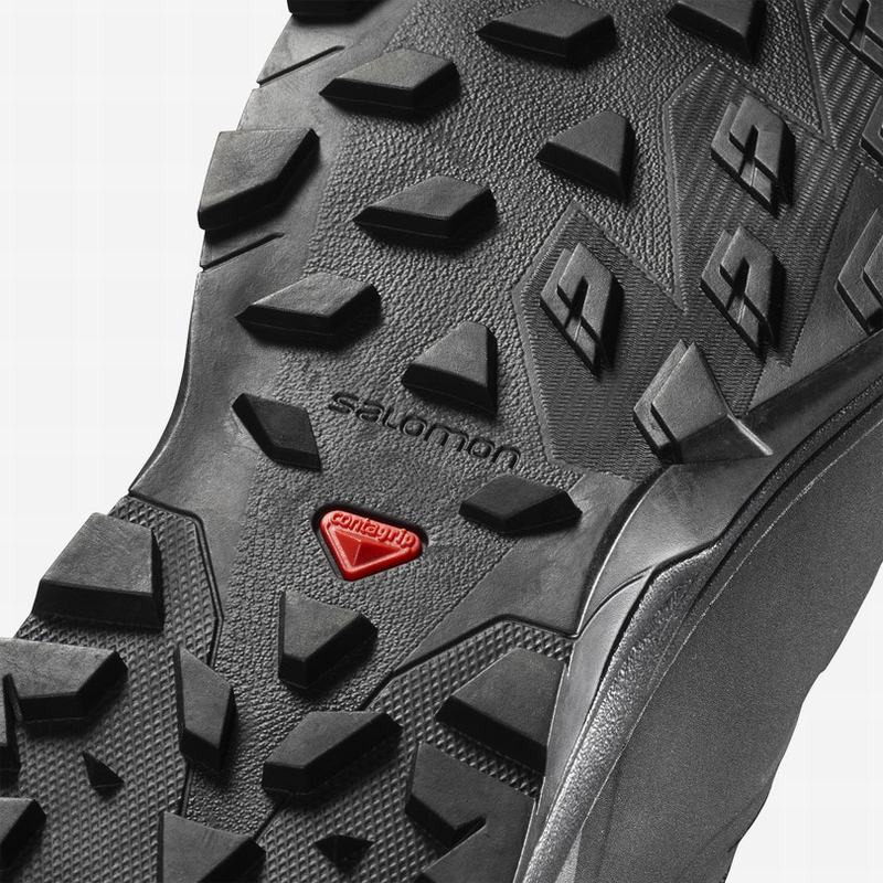 Men's Salomon OUTBLAST TS CSWP Winter Boots Black | US-EBLI579