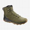 Men's Salomon OUTBLAST TS CSWP Winter Boots Grey / Black | US-JUTC804