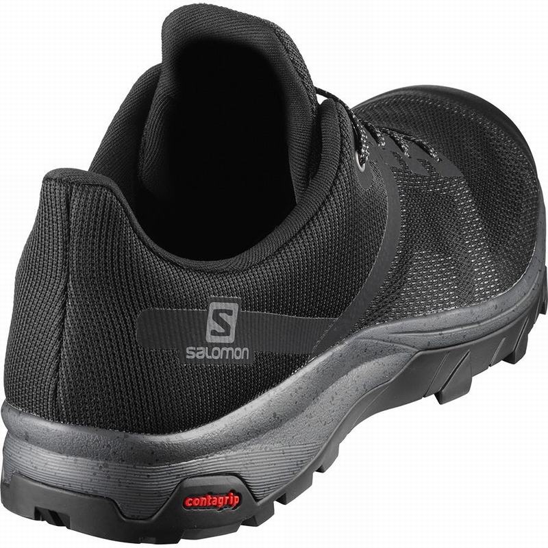 Men's Salomon OUTLINE PRISM Hiking Shoes Black | US-XLFJ562