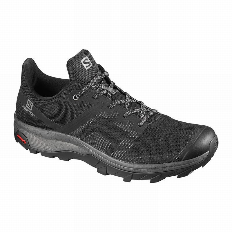 Men\'s Salomon OUTLINE PRISM Hiking Shoes Black | US-XLFJ562