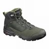 Men's Salomon OUTWARD GORE-TEX Hiking Boots Olive | US-QMDN749