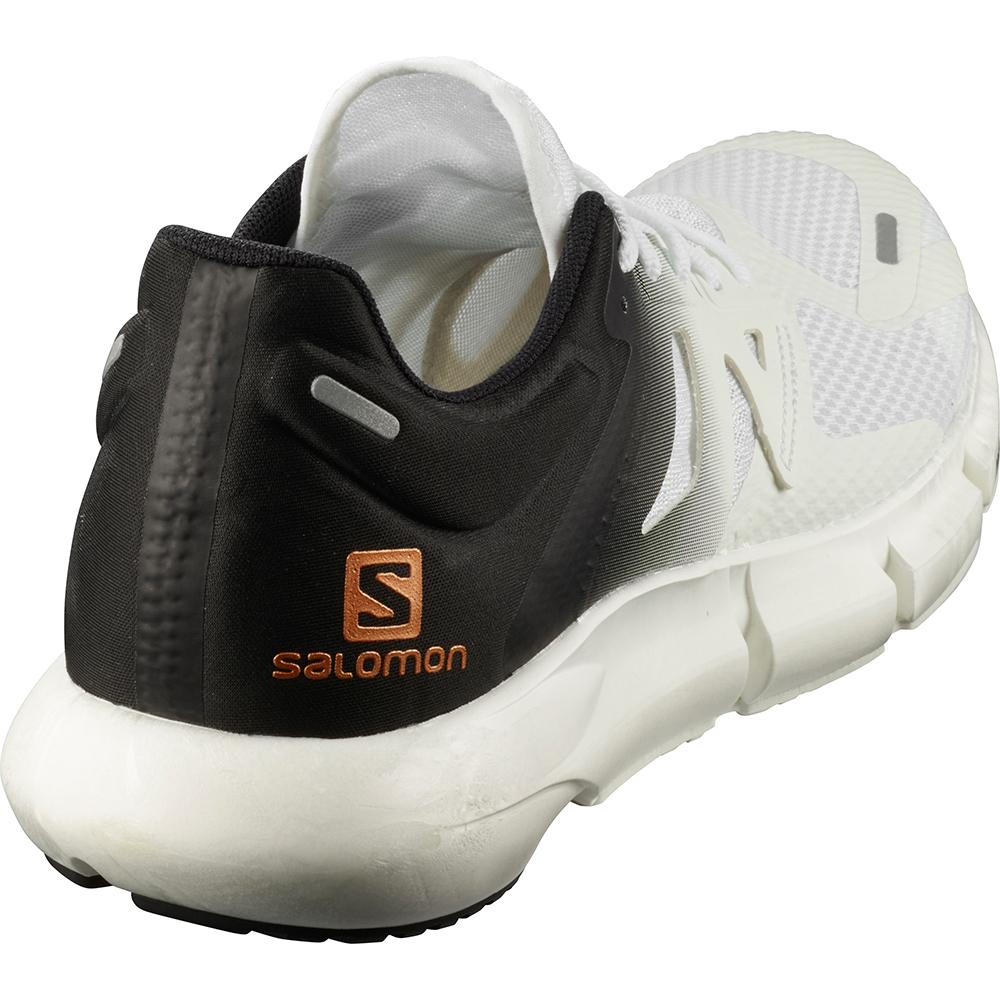 Men's Salomon PREDICT 2 Road Running Shoes White / Black | US-MPJA806