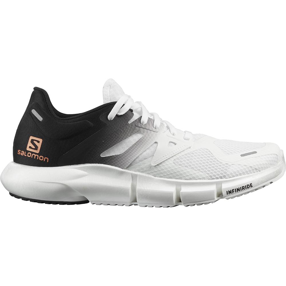 Men\'s Salomon PREDICT 2 Road Running Shoes White / Black | US-MPJA806