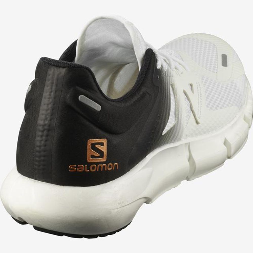 Men's Salomon PREDICT 2 Road Running Shoes White / Black | US-QOXN839