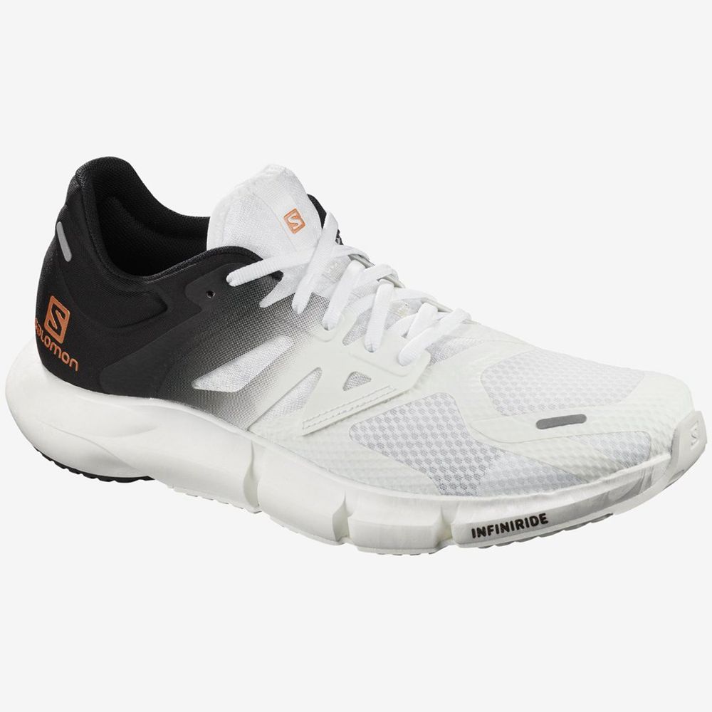 Men's Salomon PREDICT 2 Road Running Shoes White / Black | US-QOXN839