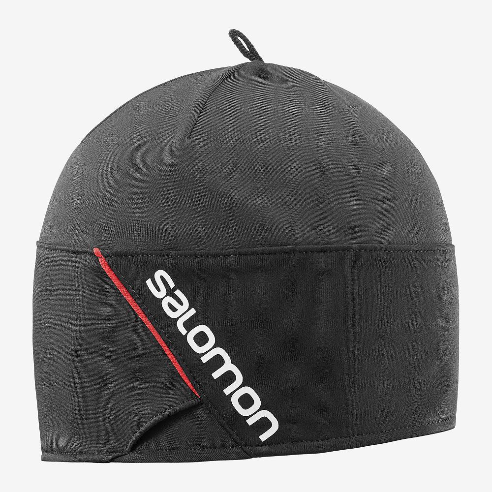 Men's Salomon RS Beanie Black | US-CMDH941