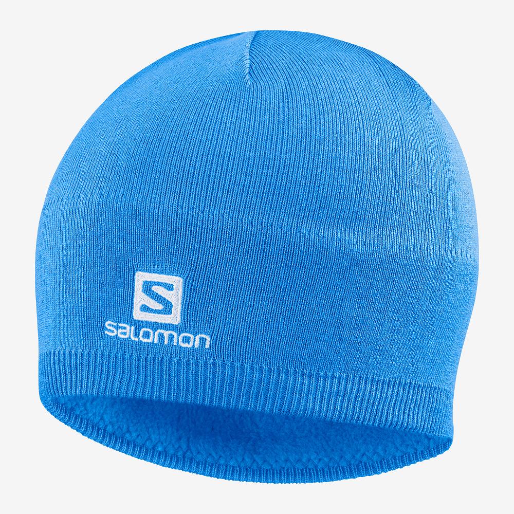 Men\'s Salomon RS WARM Hats Blue | US-WAUG601