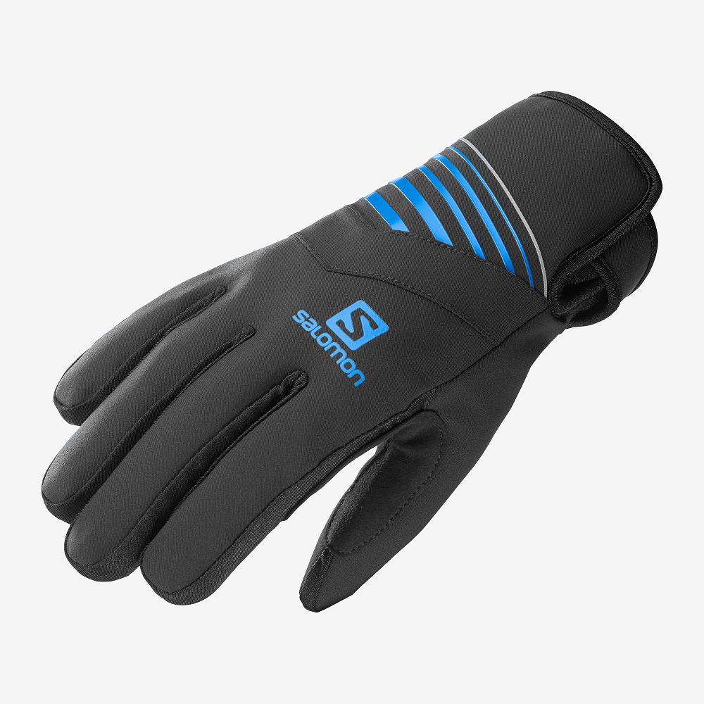 Men\'s Salomon RS WARM U Gloves Black | US-QNTI436