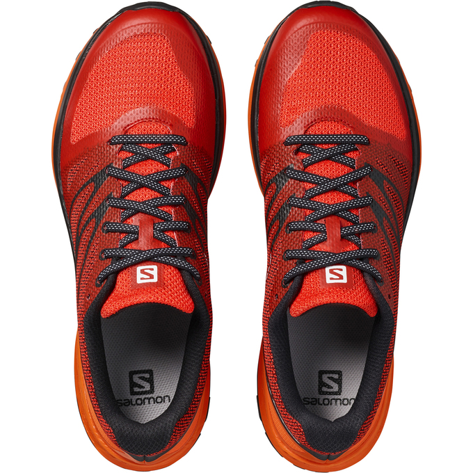 Men's Salomon SENSE ESE Trail Running Shoes Red / Orange | US-MYQP834