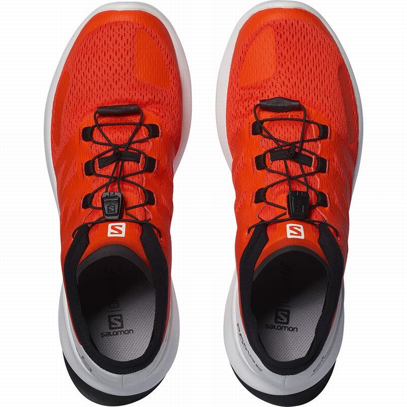 Men's Salomon SENSE FLOW Trail Running Shoes Orange | US-QXLY681