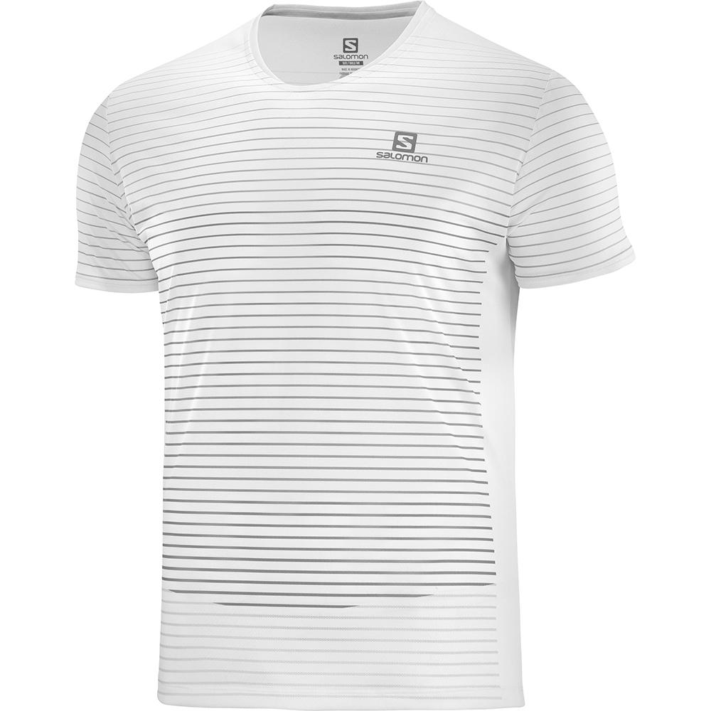 Men\'s Salomon SENSE M T Shirts White | US-LVRH308