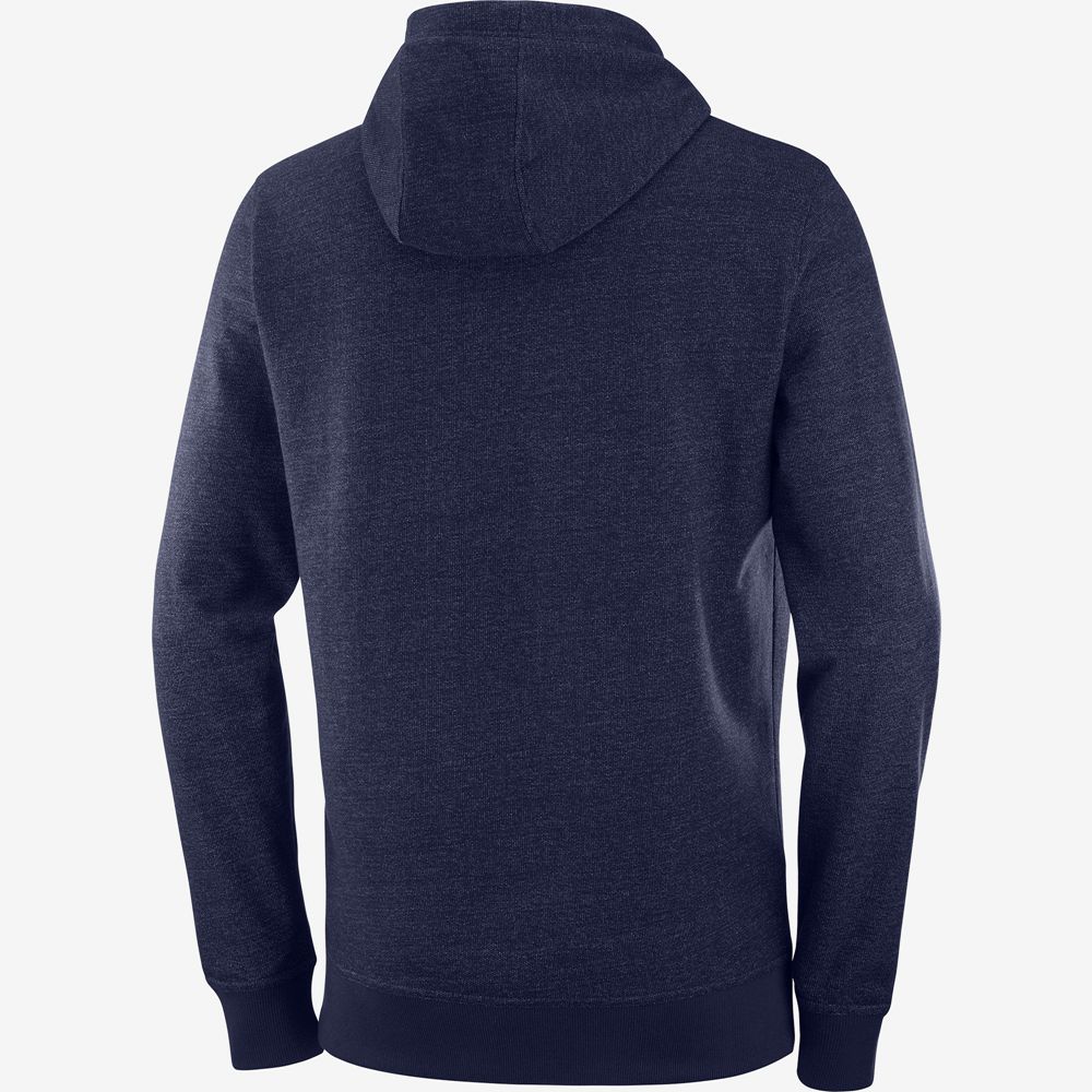 Men's Salomon SHIFT HOODIE M Midlayers Navy | US-EYPM943