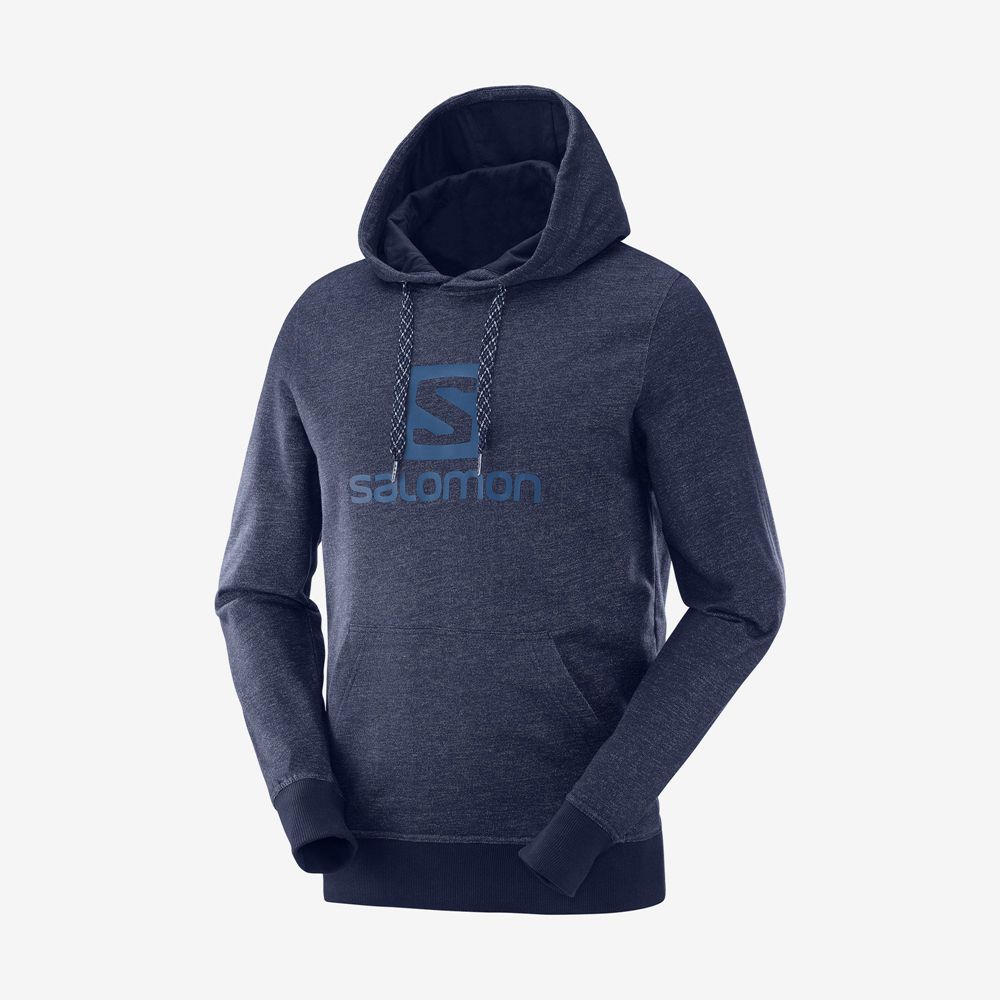 Men's Salomon SHIFT HOODIE M Midlayers Navy | US-EYPM943