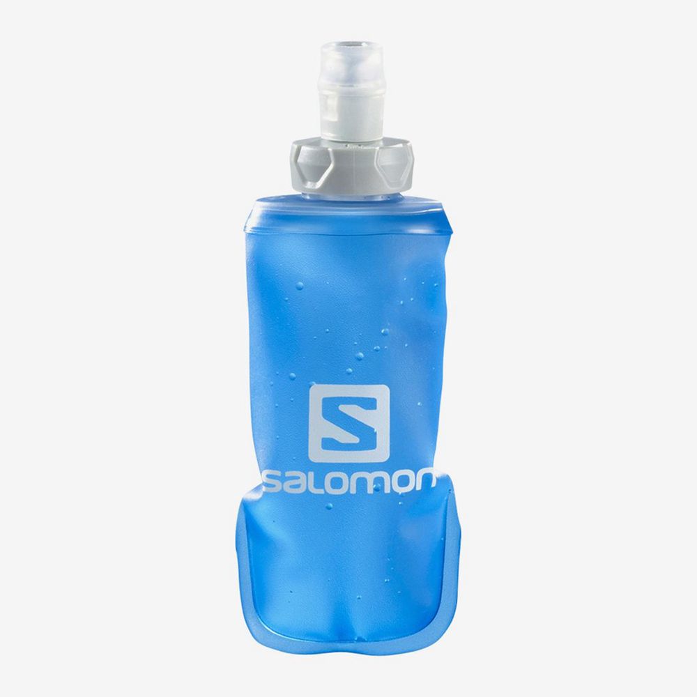 Men\'s Salomon SOFT FLASK 150ML/5OZ Packs Blue | US-CNBD468