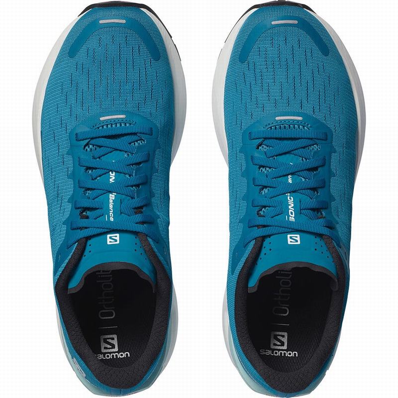 Men's Salomon SONIC 3 BALANCE Running Shoes Blue | US-DYZH675