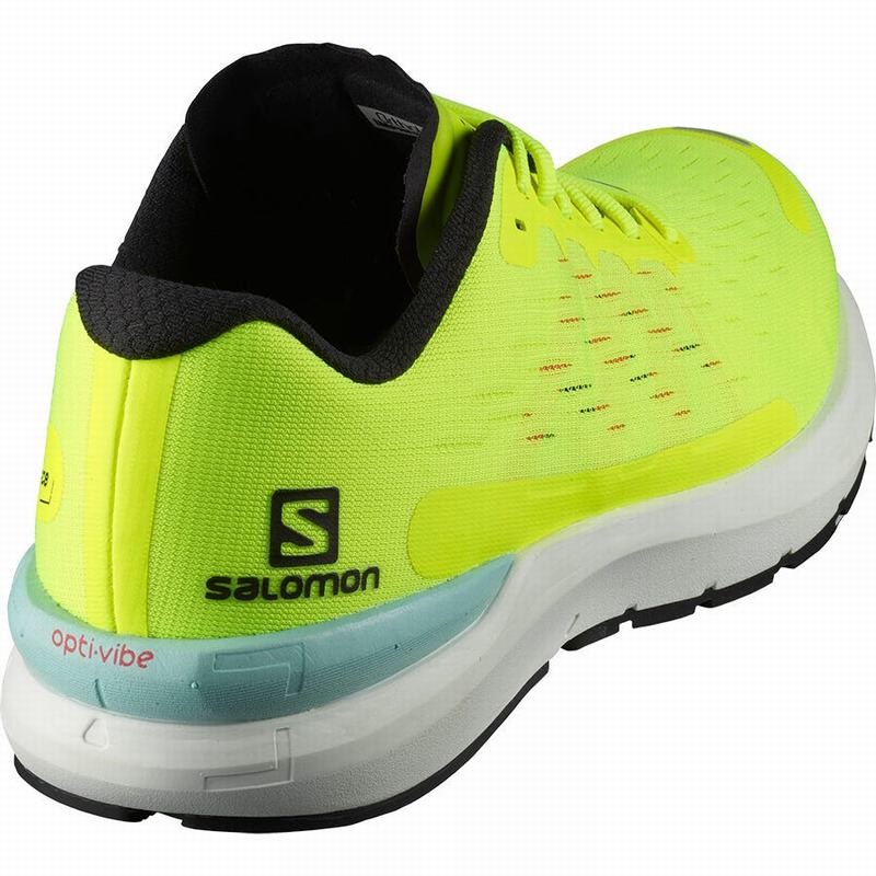 Men's Salomon SONIC 3 BALANCE Running Shoes Yellow / White | US-MTCJ327