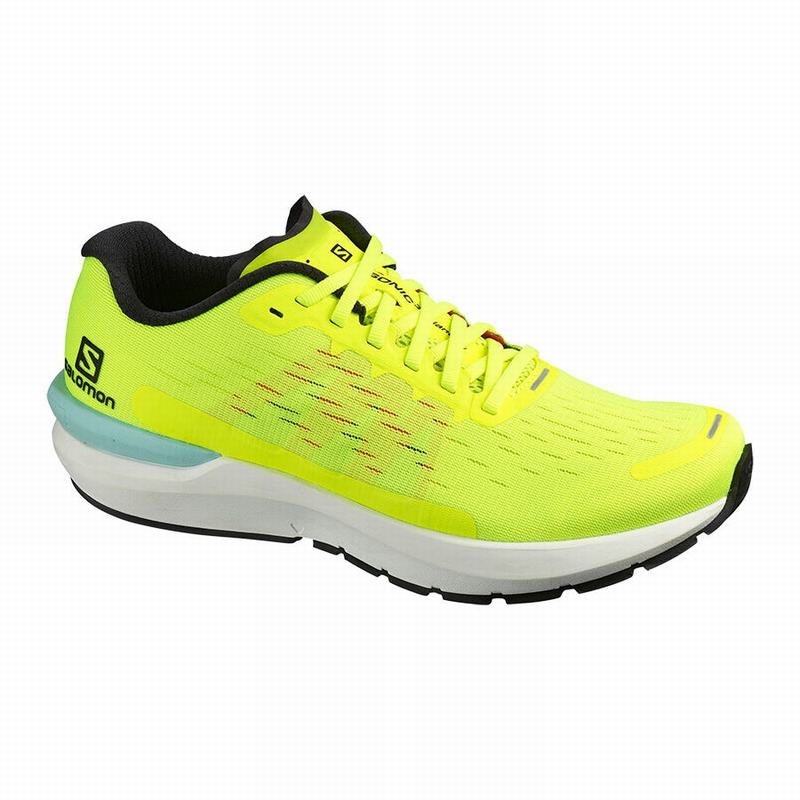 Men\'s Salomon SONIC 3 BALANCE Running Shoes Yellow / White | US-MTCJ327