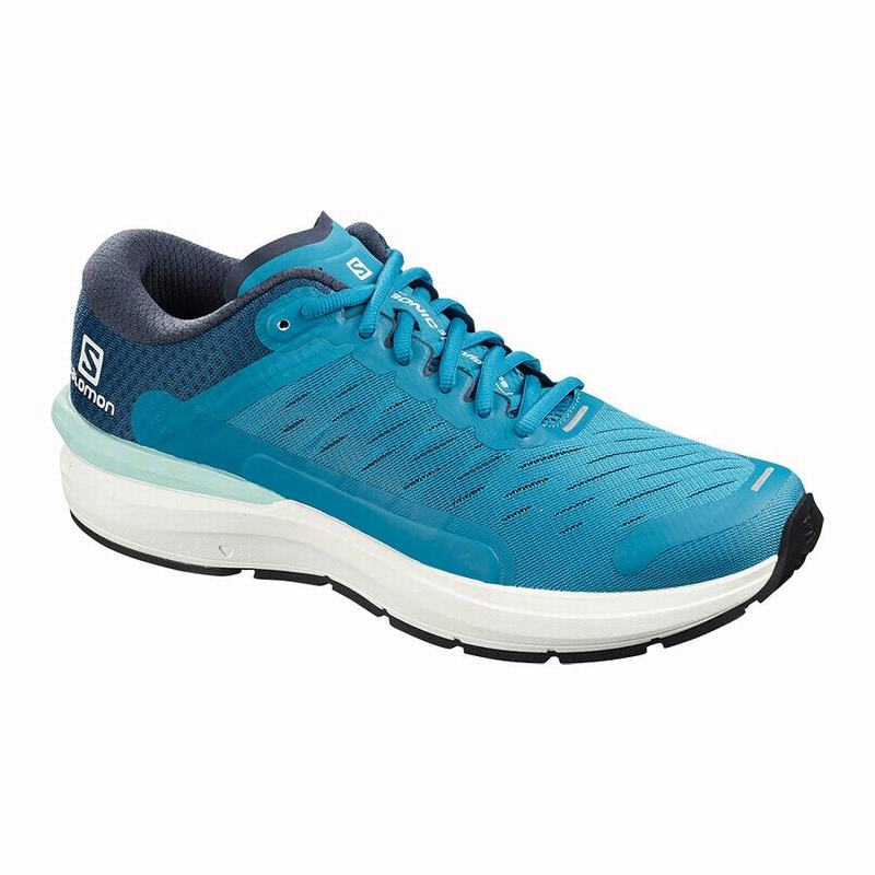 Men\'s Salomon SONIC 3 CONFIDENCE Running Shoes Blue | US-UFAO316