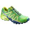 Men's Salomon SPEEDCROSS 4 GTX Trail Running Shoes Blue / Orange / Black | US-EFMY097