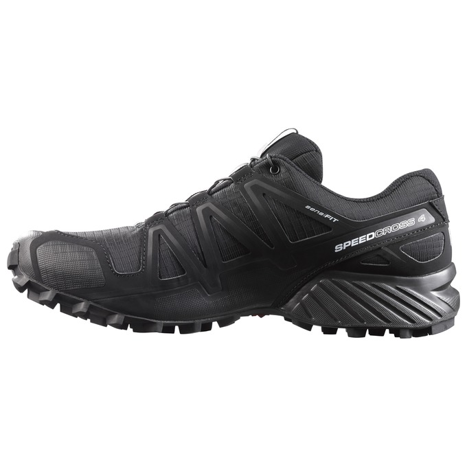 Men's Salomon SPEEDCROSS 4 Trail Running Shoes Grey / Black | US-BDSG604