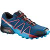 Men's Salomon SPEEDCROSS 4 Trail Running Shoes Navy / Black | US-KBEJ483